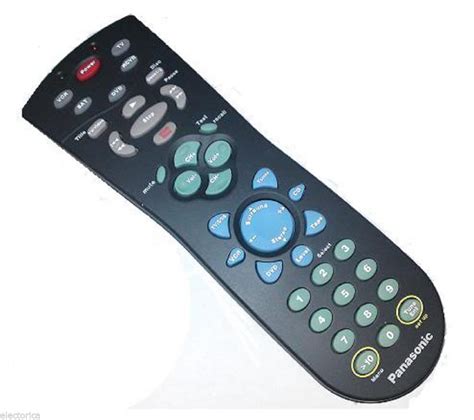 panasonic remote control programming